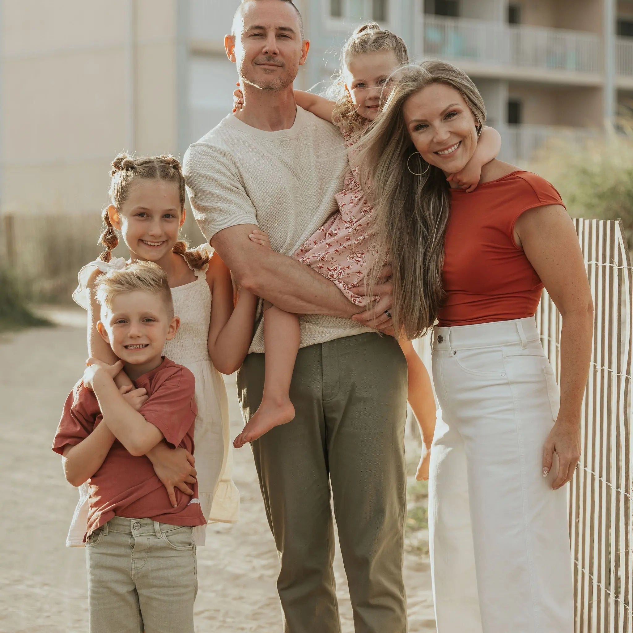 Courtney Boylan, founder of Le Lolo and family