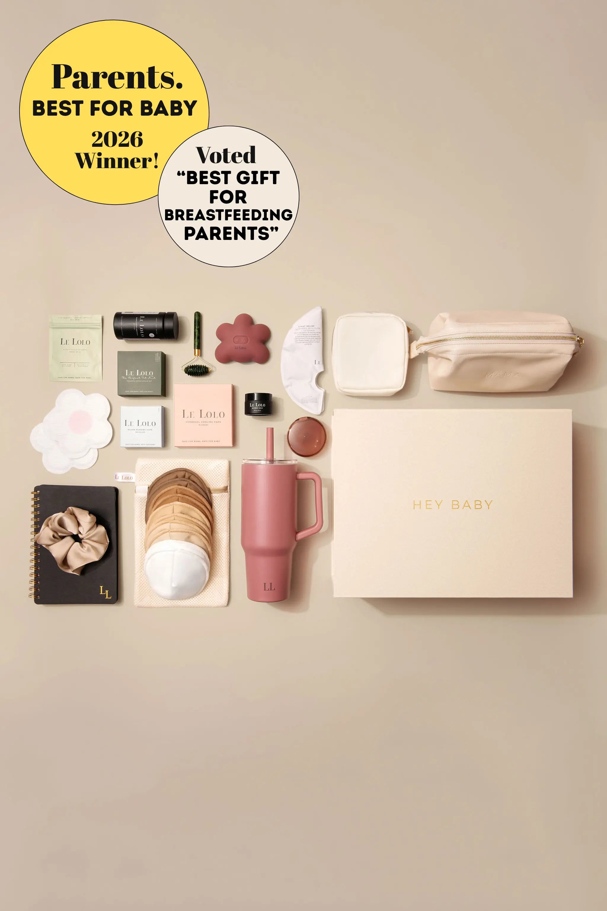 a breastfeeding product set made for new breastfeeding mothers