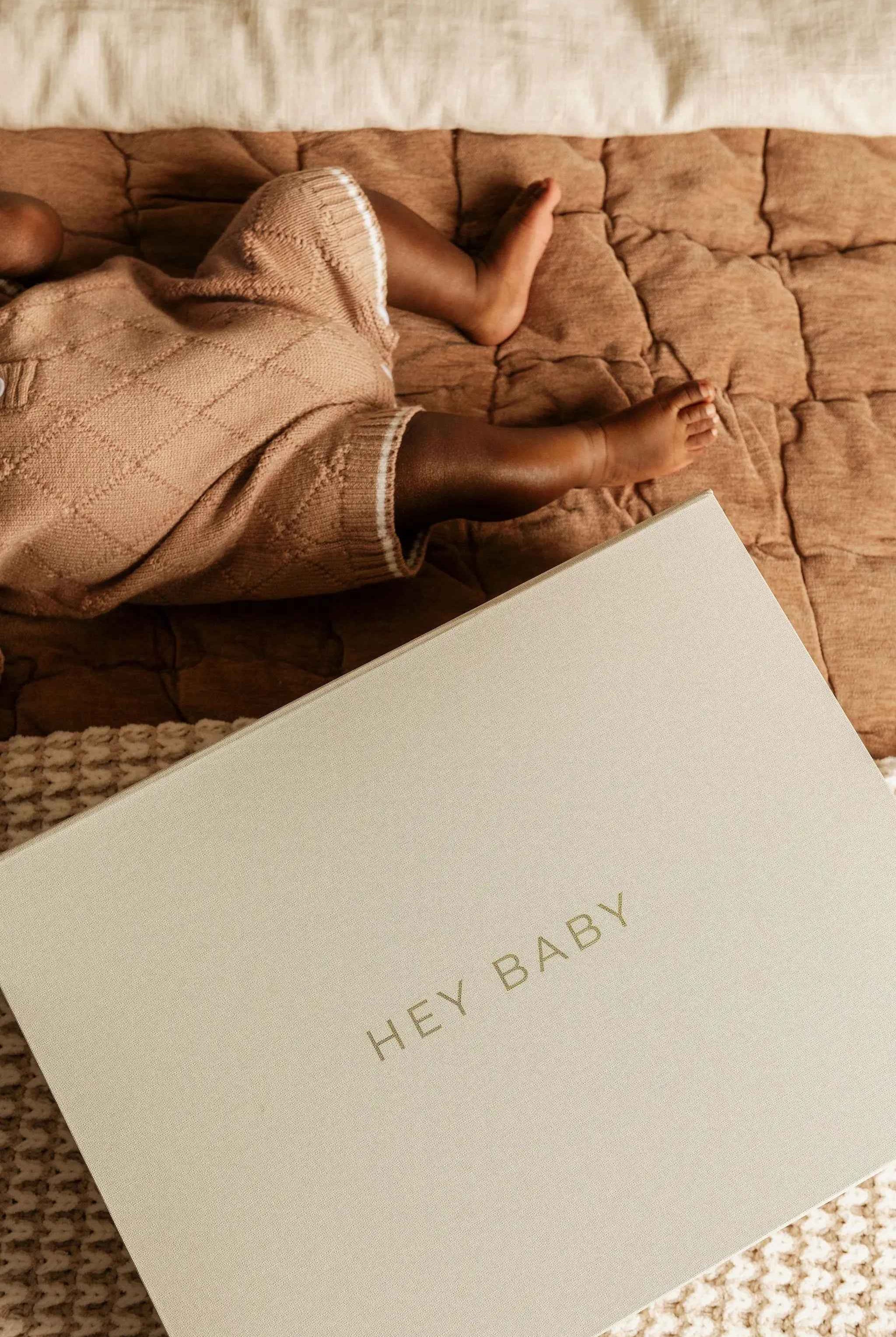 Linen Memory Box for Baby