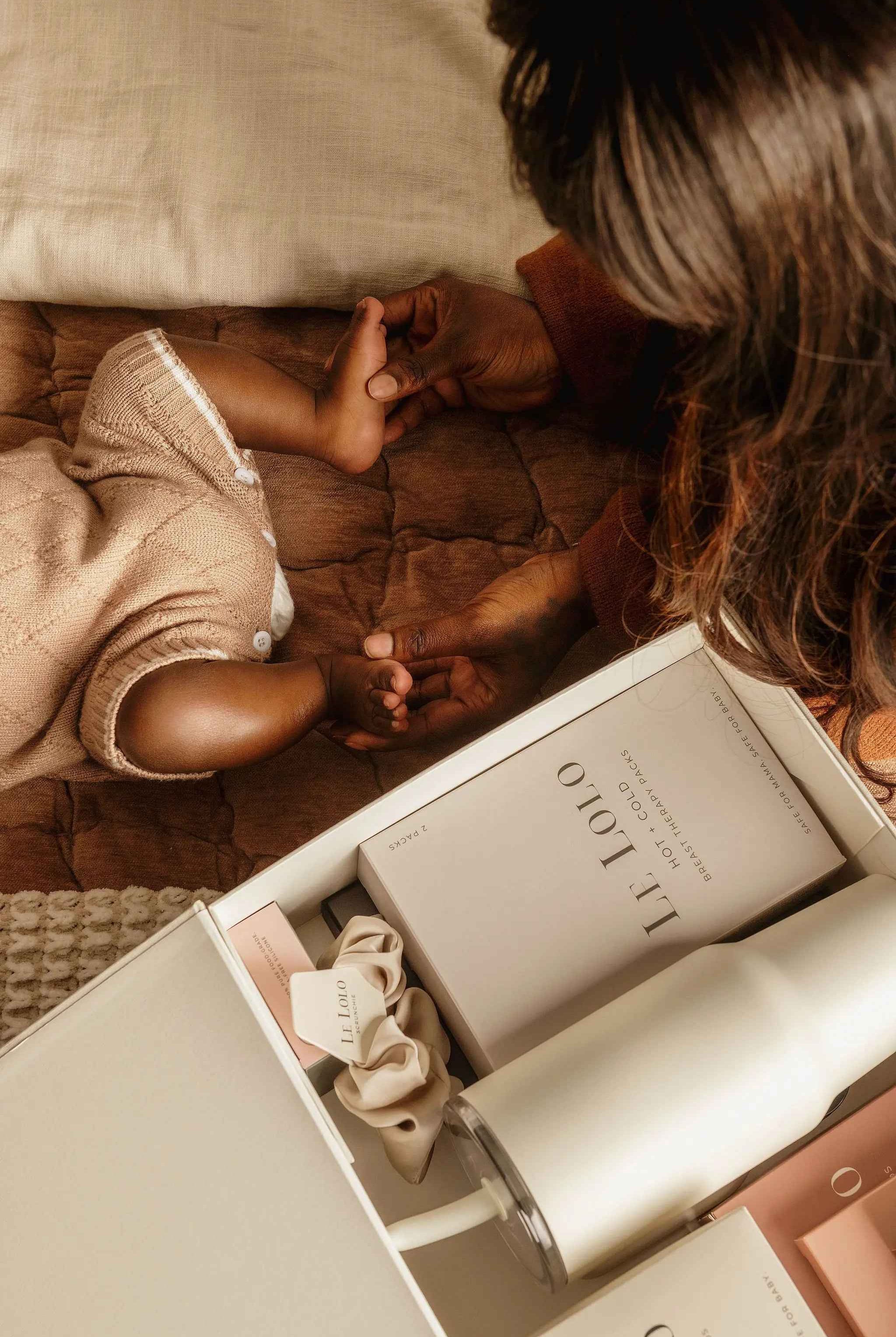 Linen Memory Box for Baby