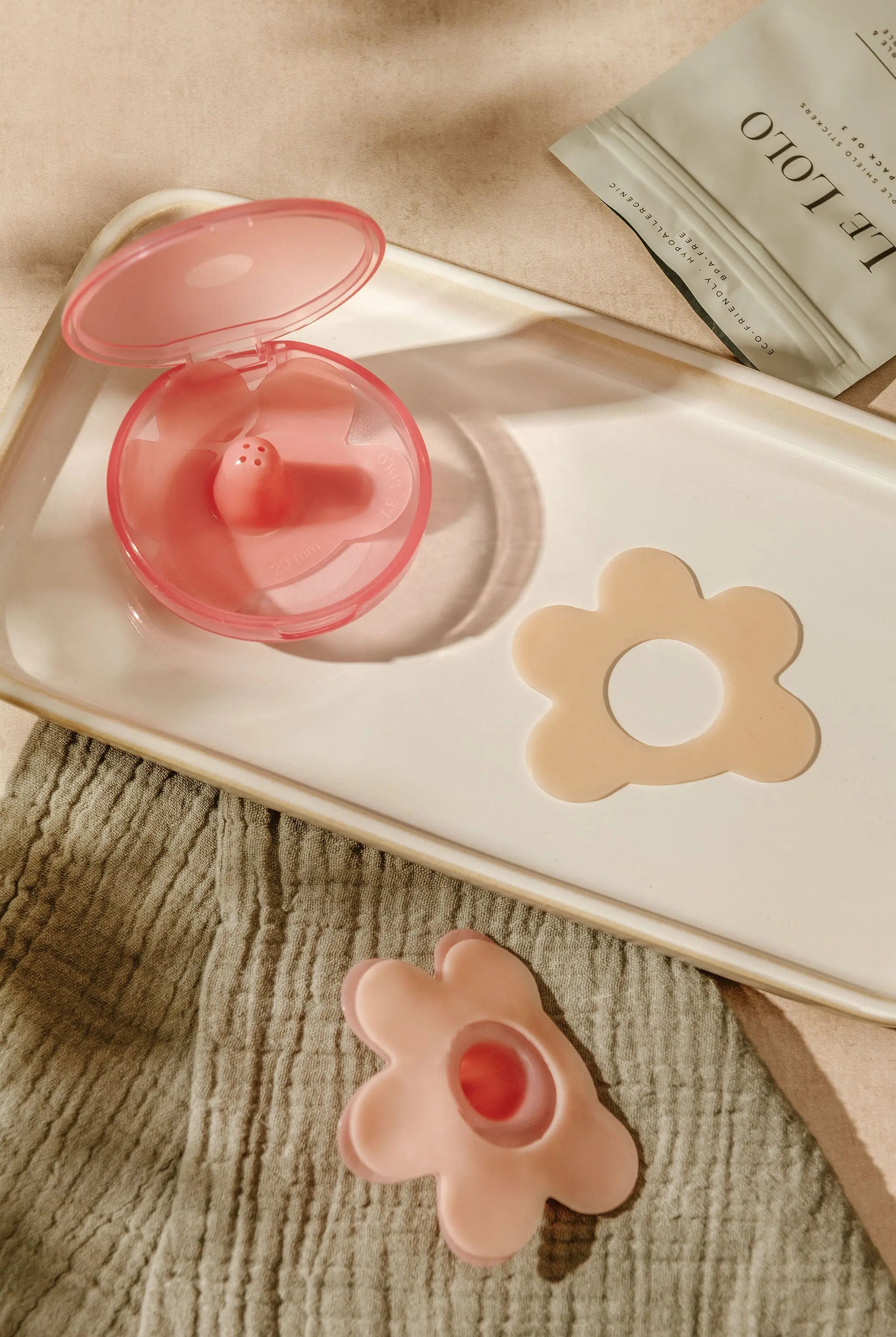 3 Pack of Nipple Shield Stickers Le Lolo