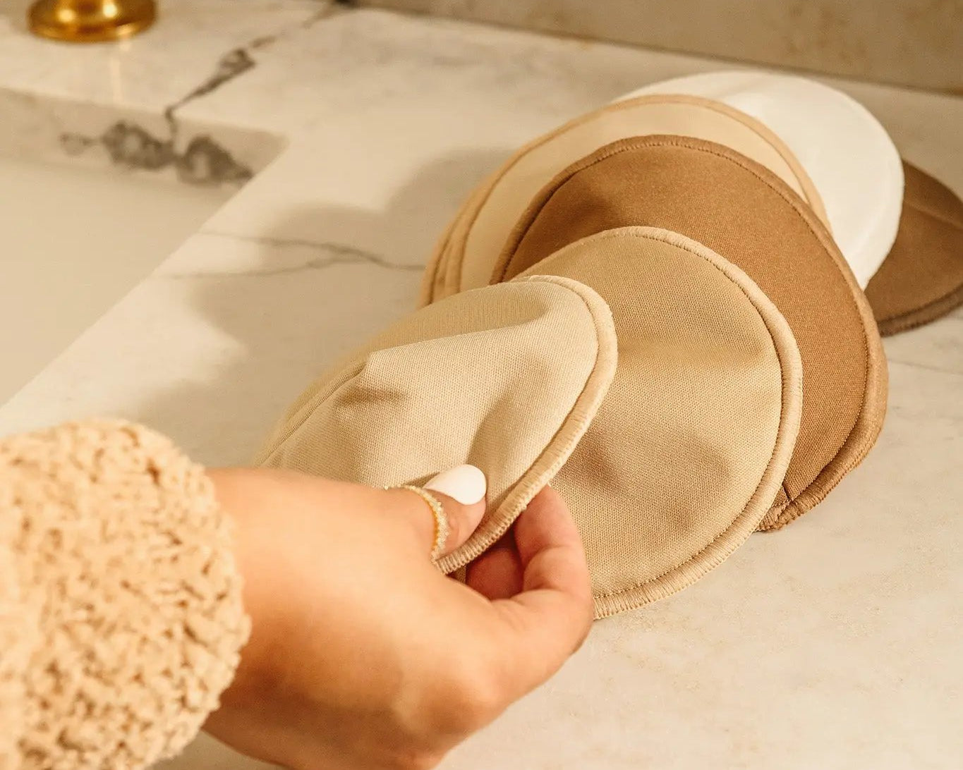 Washable organic nursing pads – eco-friendly breast pads for new moms