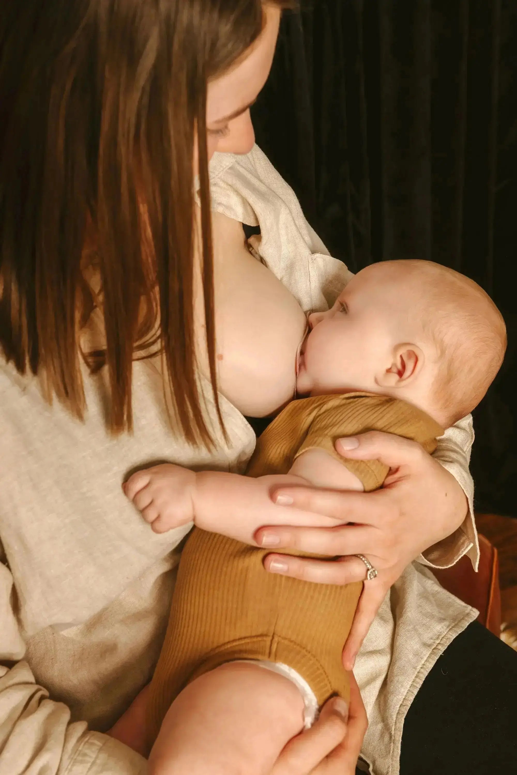 Breastfeeding nipple shields in modern aesthetic colors