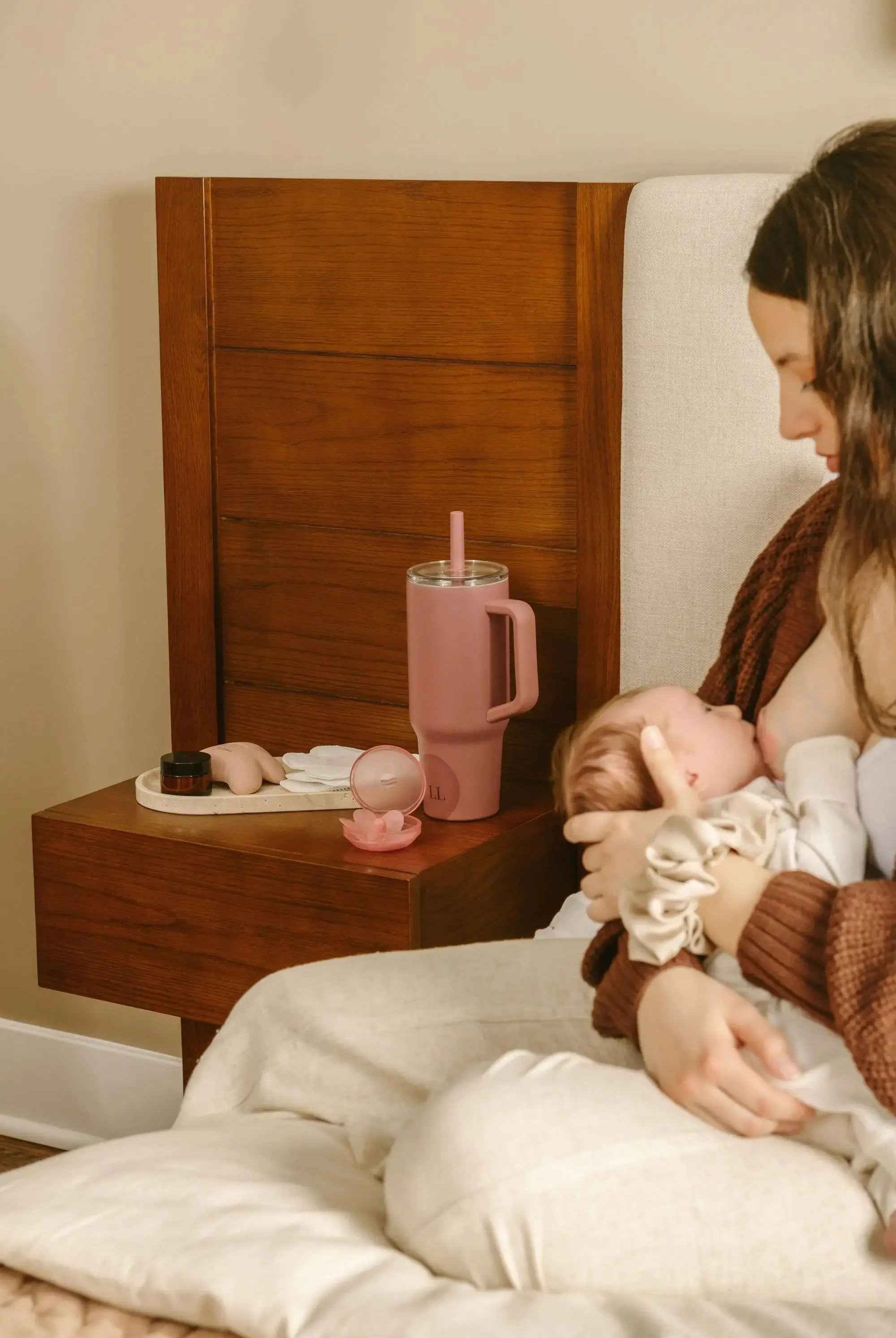 The Ultimate Breastfeeding Set in Mauve