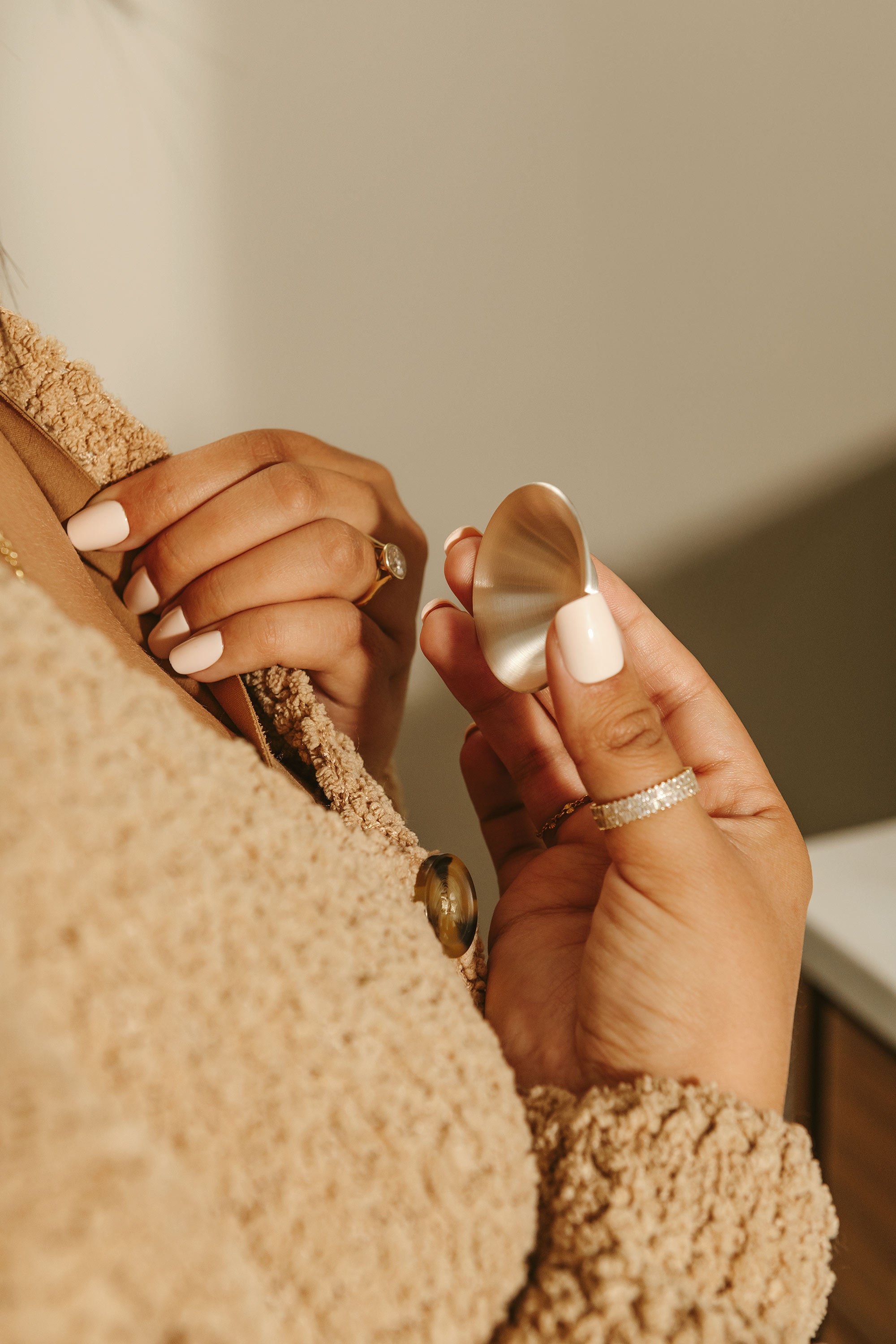 Pure silver nipple shields – healing and soothing cups for sore nipples
