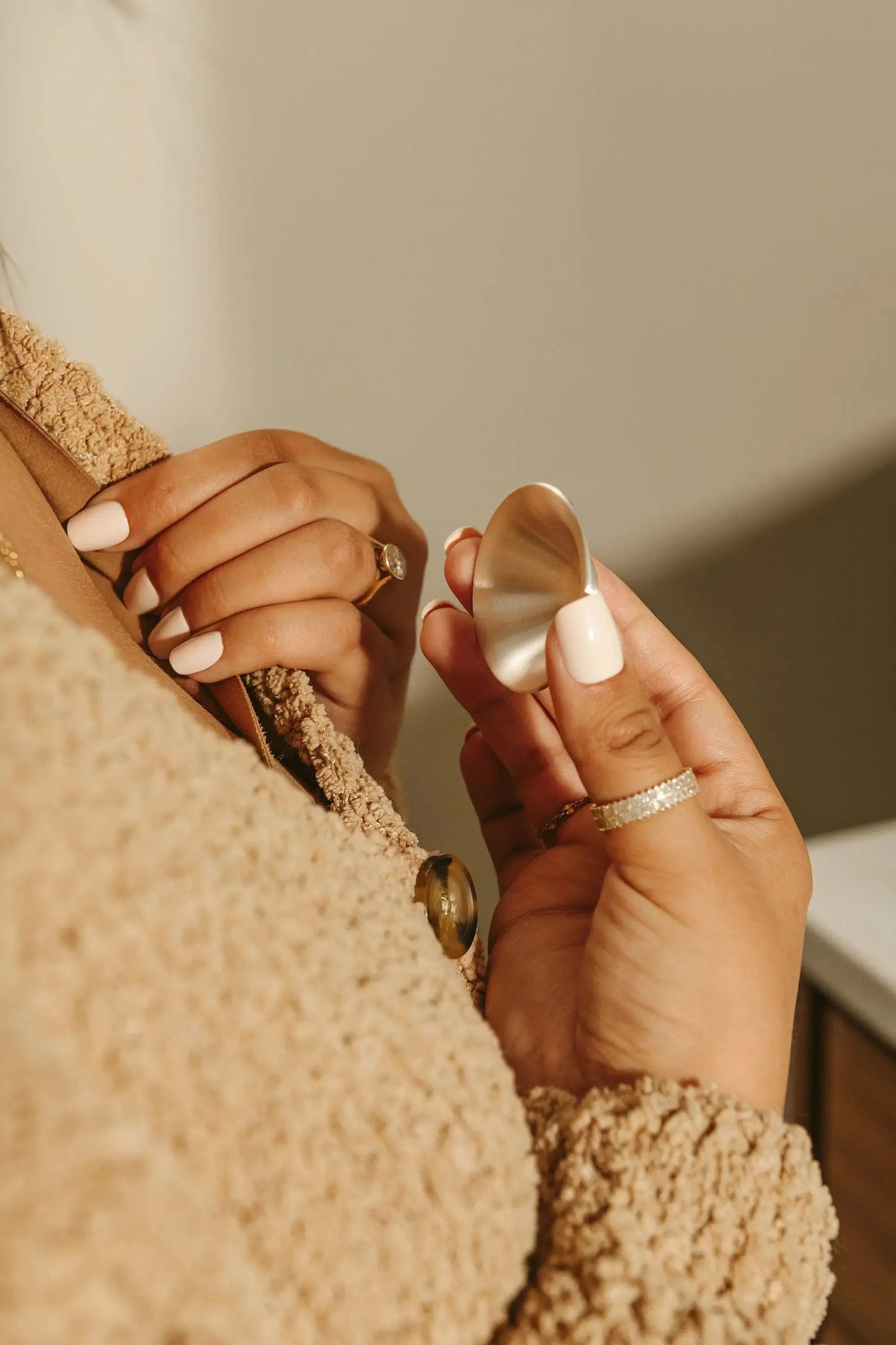 Pure silver nipple shields – healing and soothing cups for sore nipples