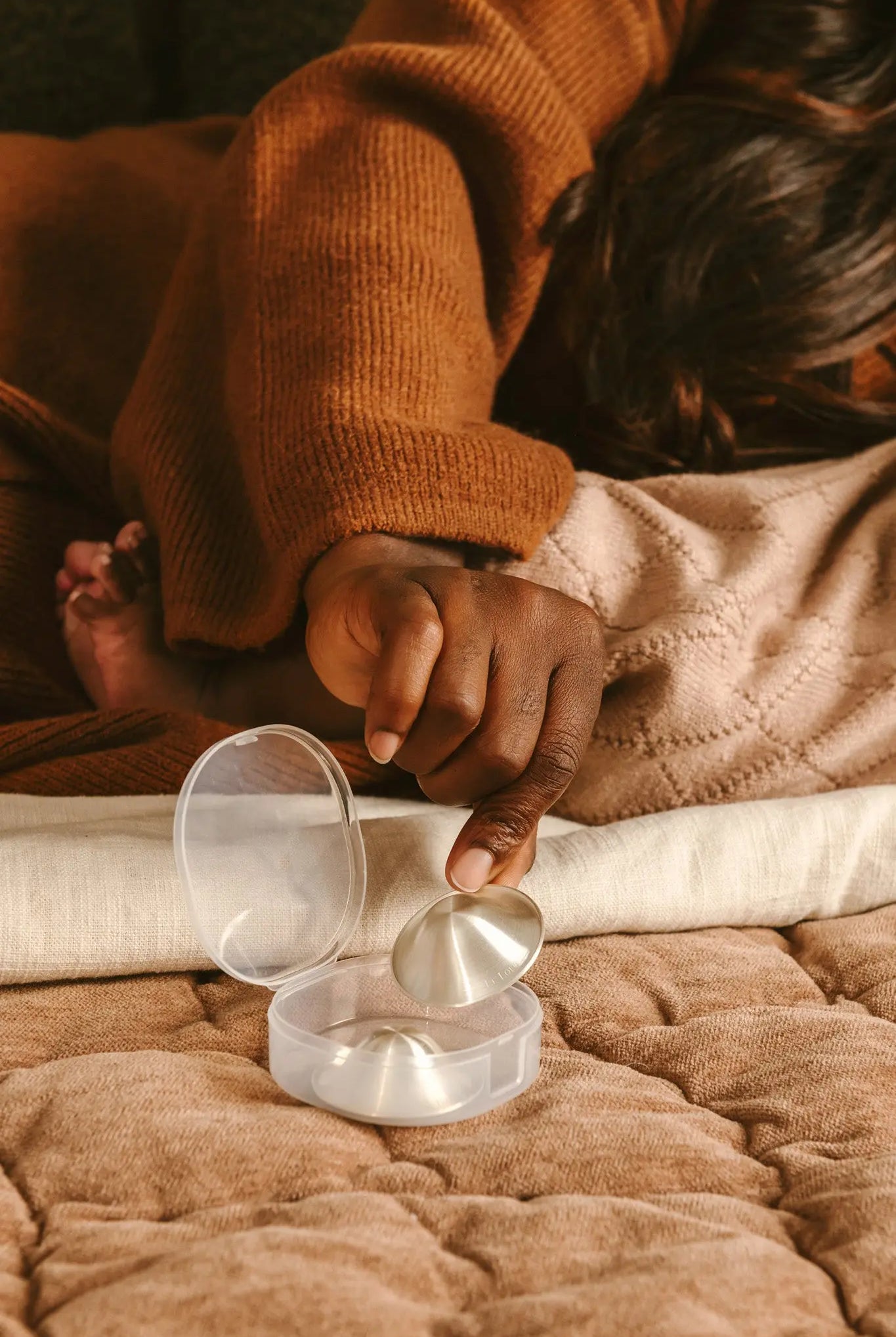 LeLolo silver nursing cups