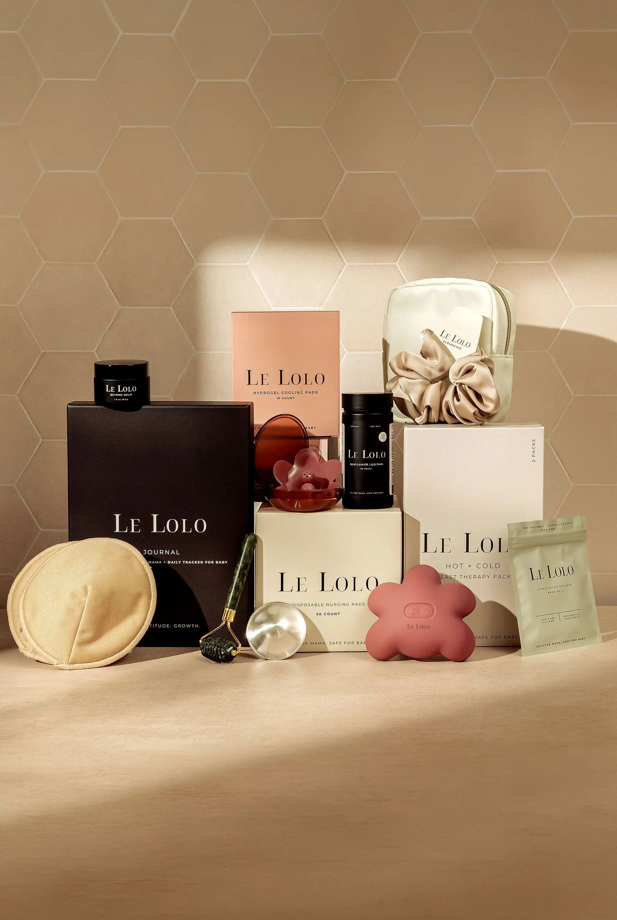 Breastfeeding essentials gift set for expecting moms