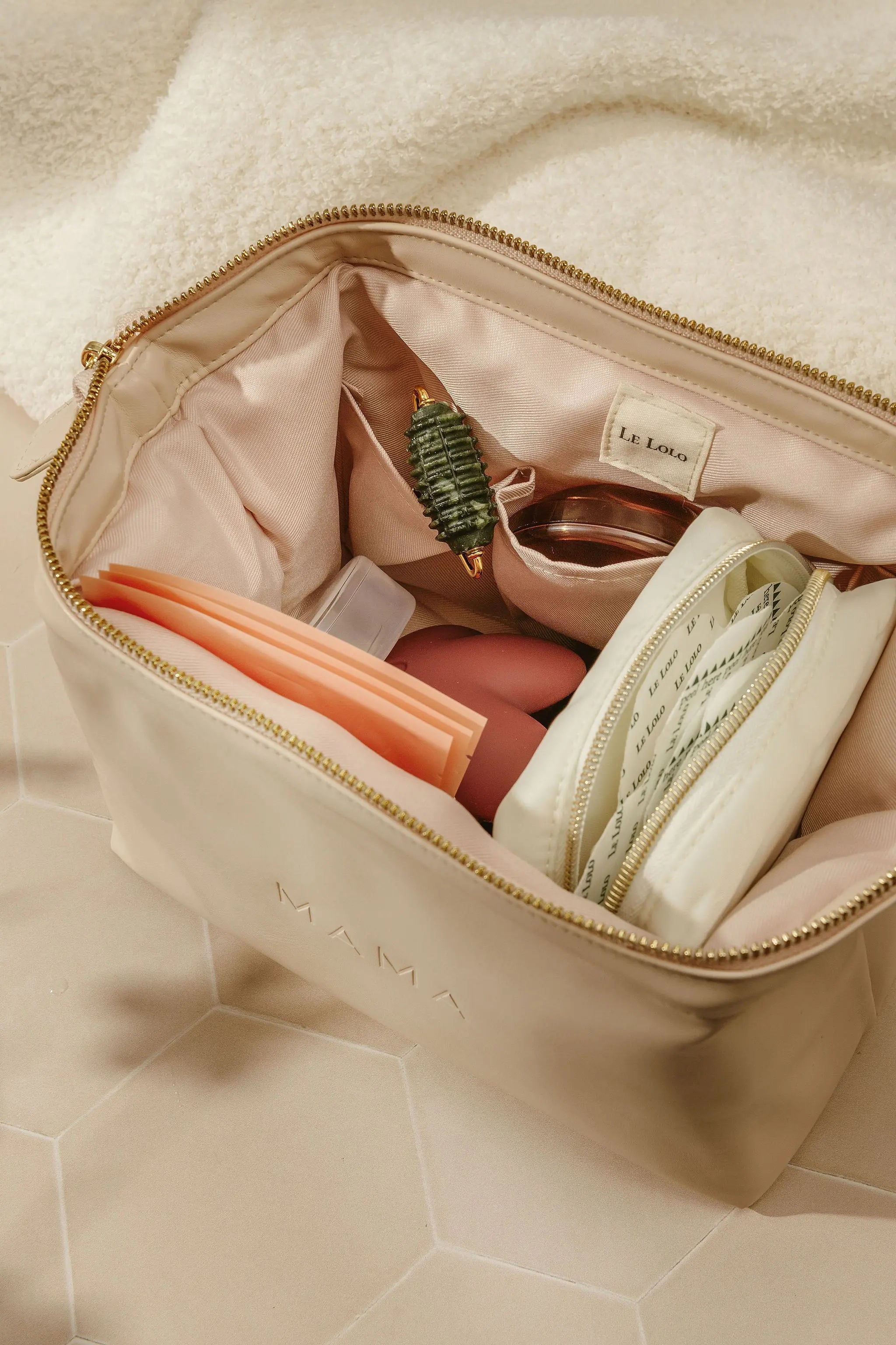 Durable waterproof accessory pouch for travel