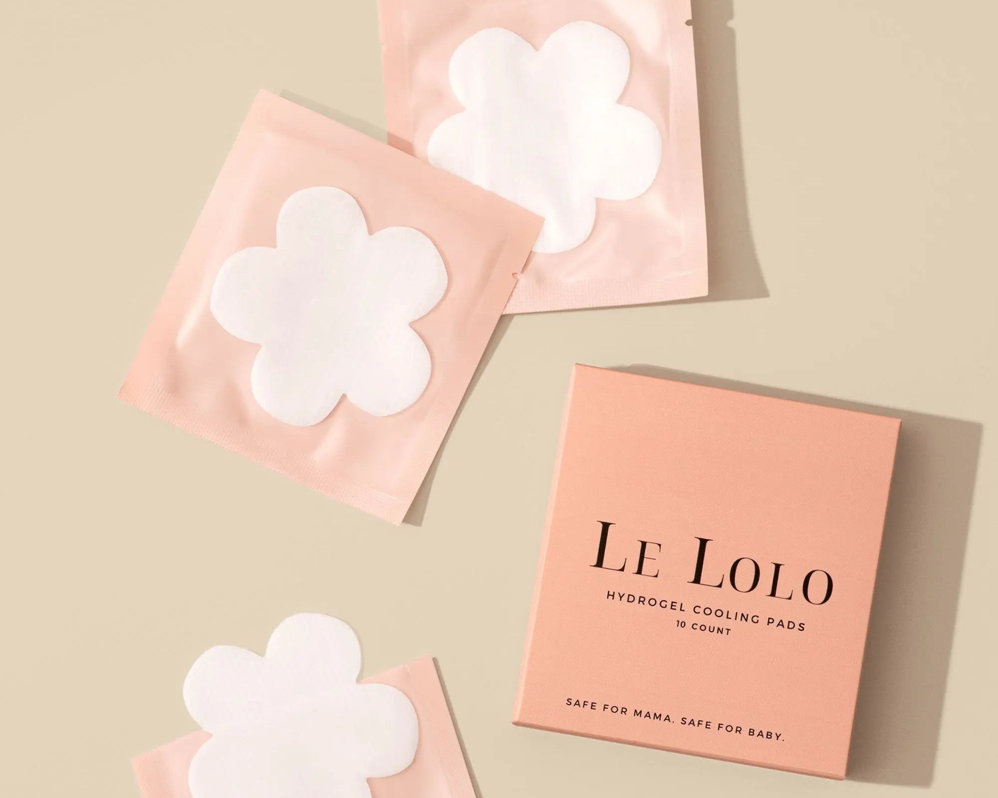 Cooling nipple pads – soothing hydrogel nipple relief pads for new moms by Le Lolo