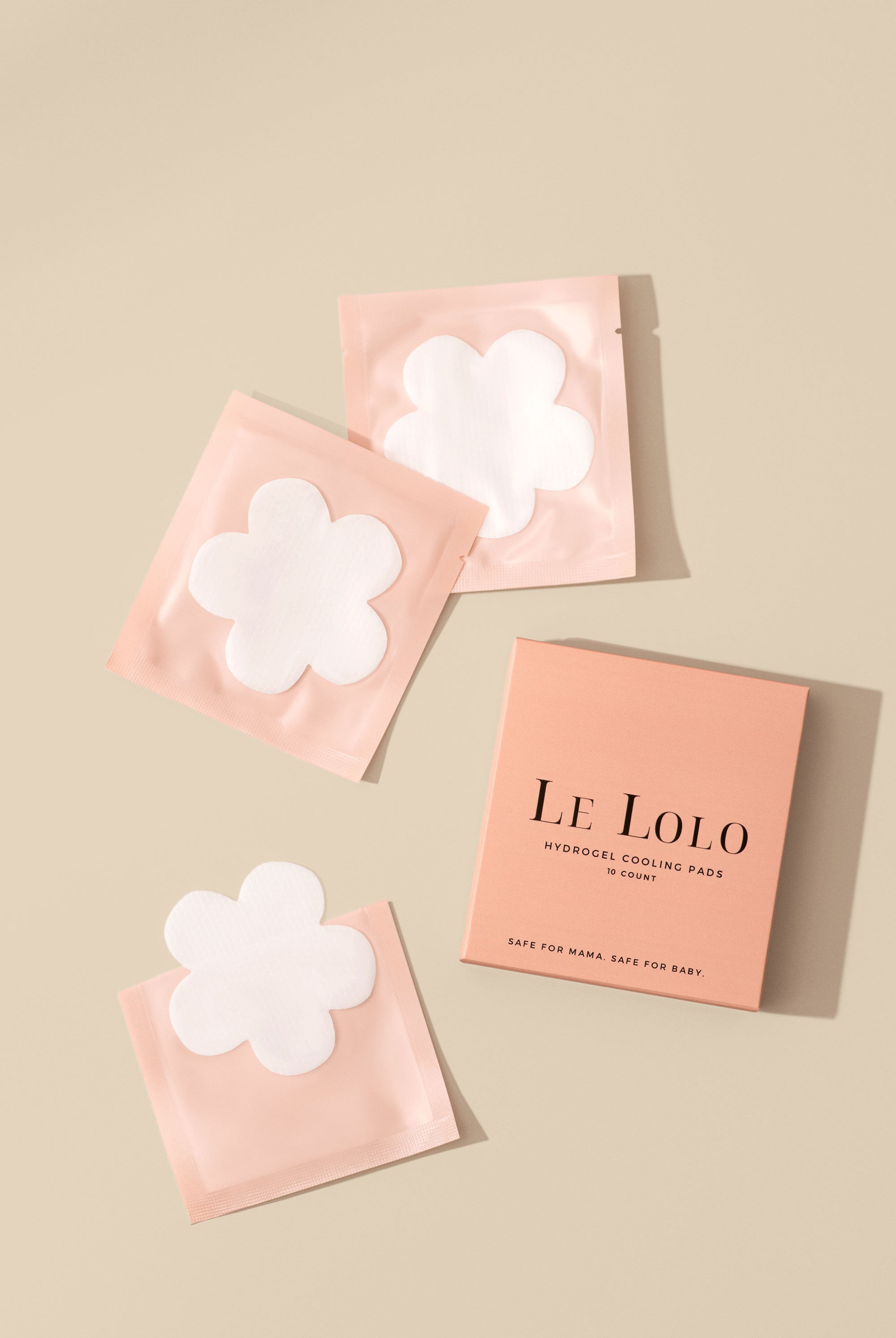 Cooling nipple pads – soothing hydrogel nipple relief pads for new moms by Le Lolo