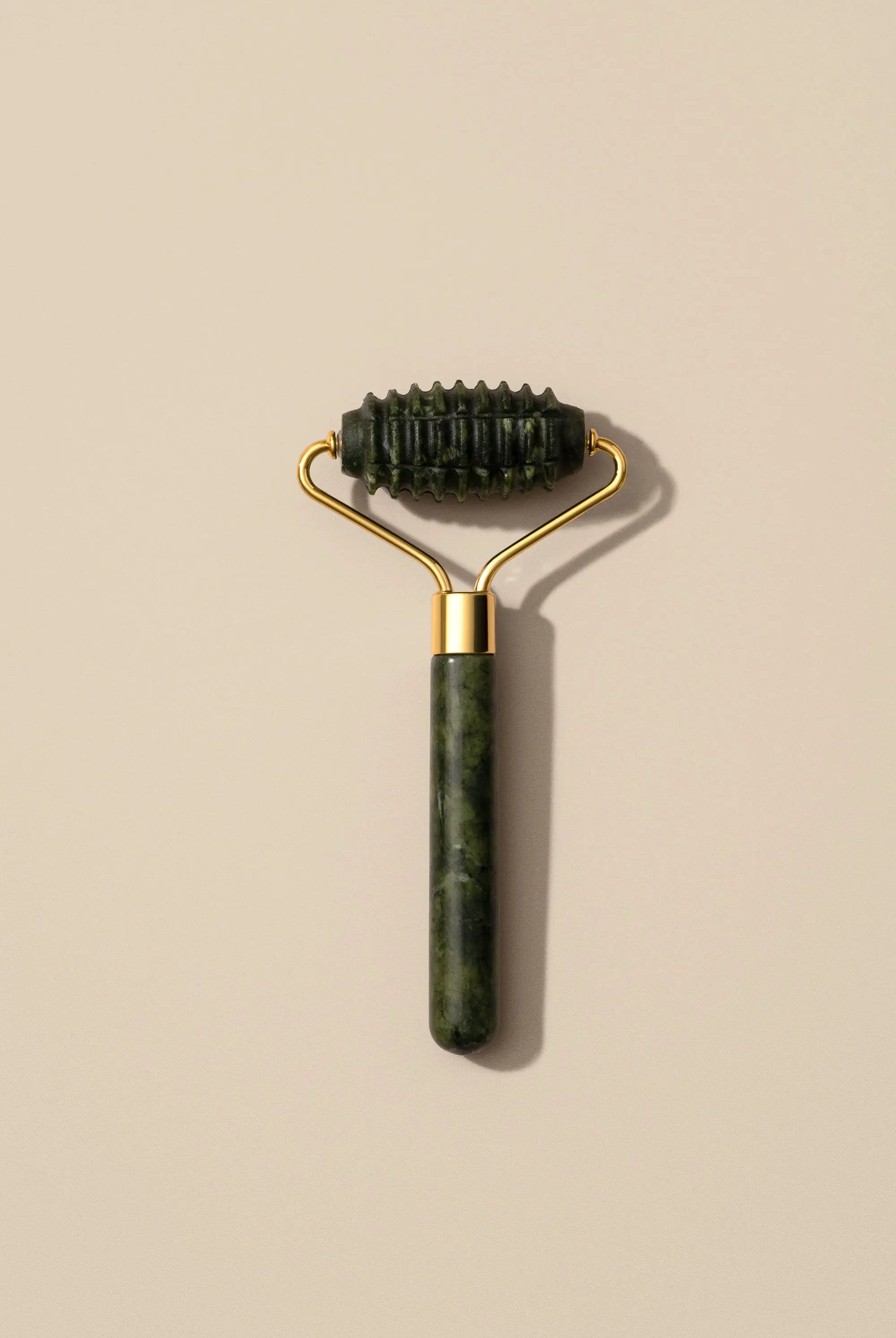 Lactation roller – ridged jade roller for milk flow and clogged duct relief