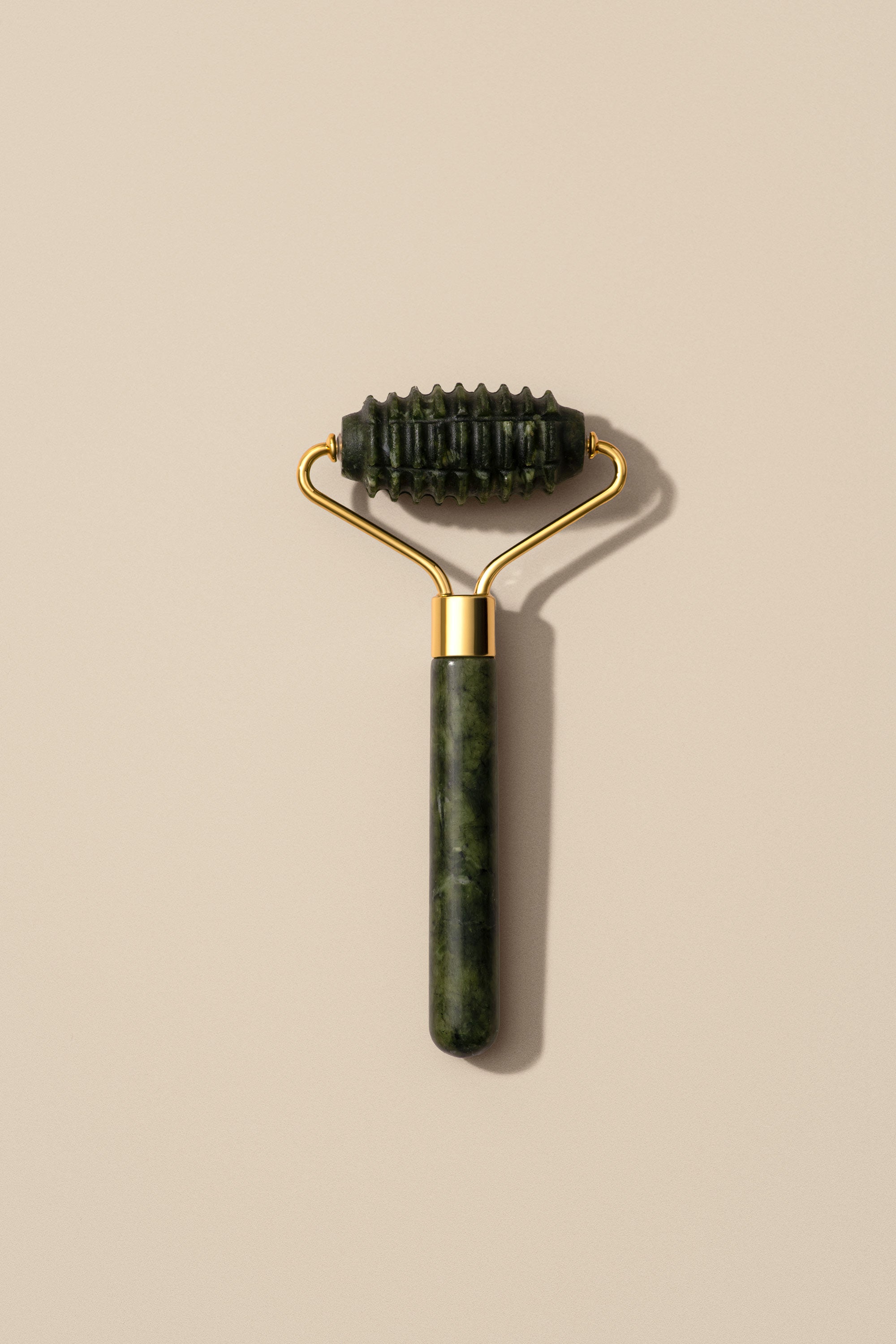 Lactation roller – ridged jade roller for milk flow and clogged duct relief