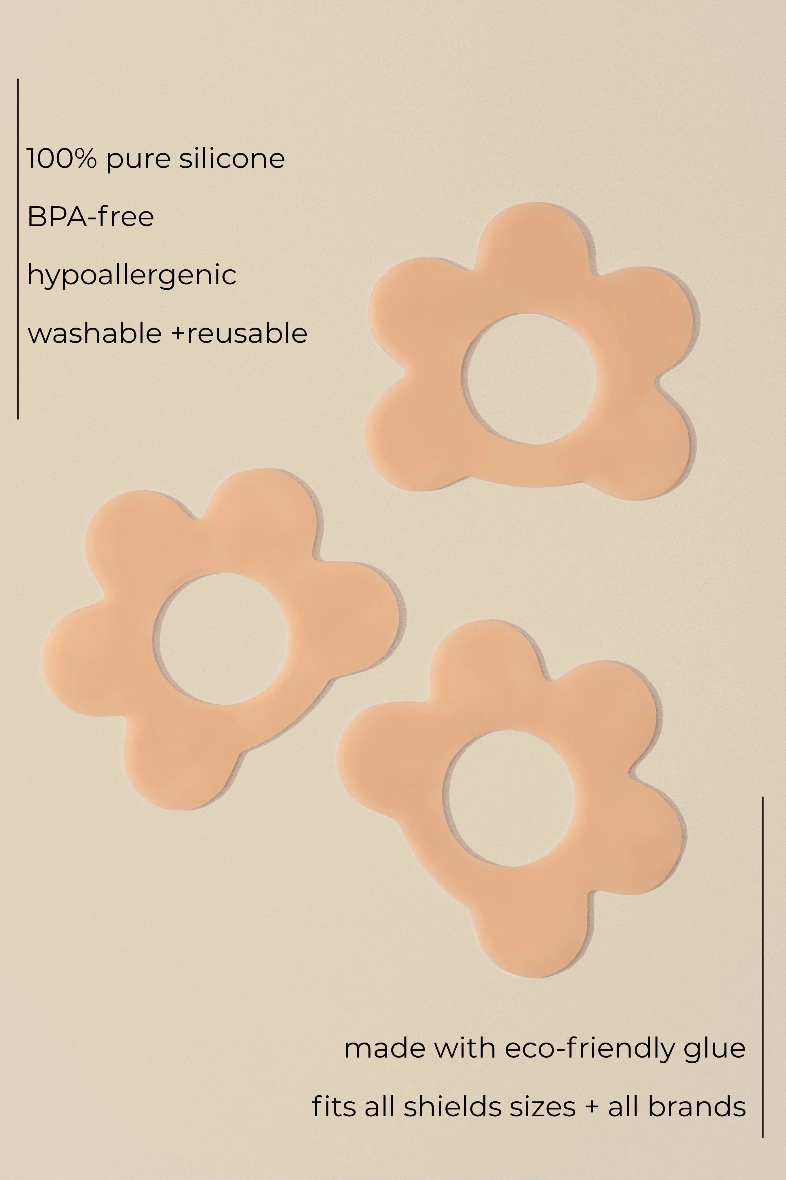 Protective nipple shield stickers for sore nipples and new mom comfort