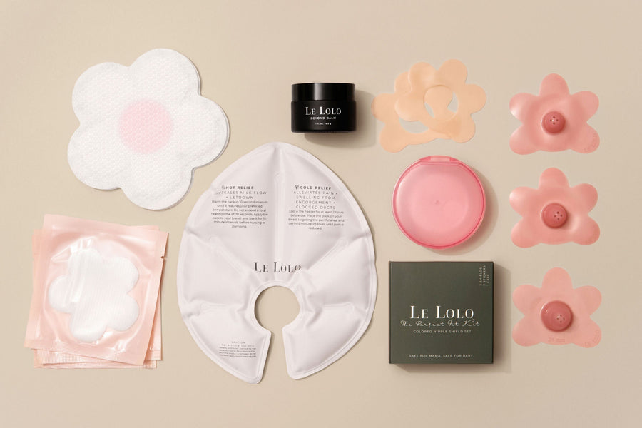 Le Lolo best breastfeeding essentials set for postpartum moms