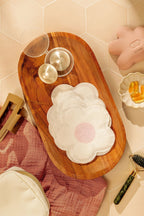 Le Lolo flower disposable nursing pads and 999 silver cups