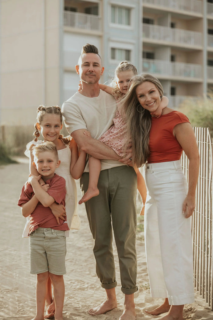 Courtney Boylan, founder of Le Lolo and family