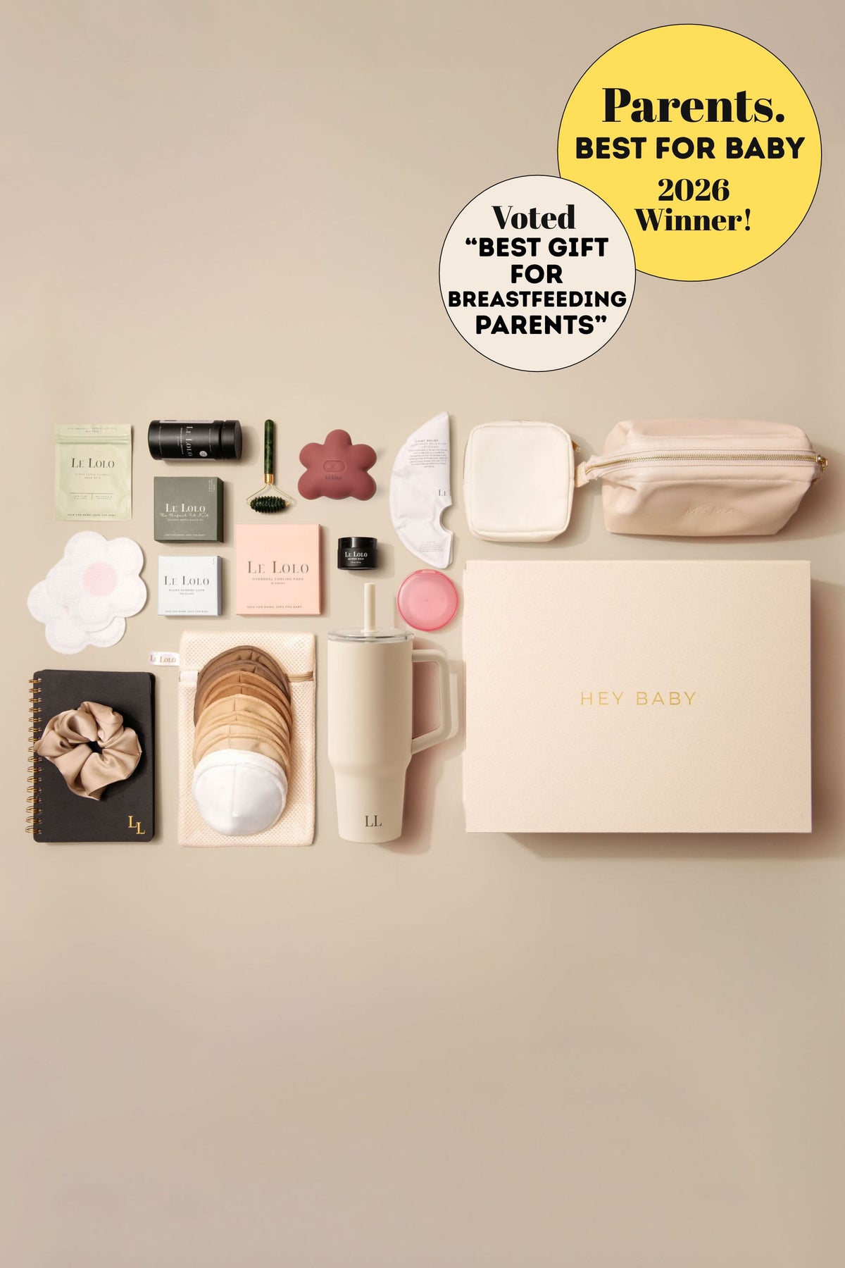 Le Lolo Ultimate Breastfeeding Set, a complete gift for a breastfeeding mom