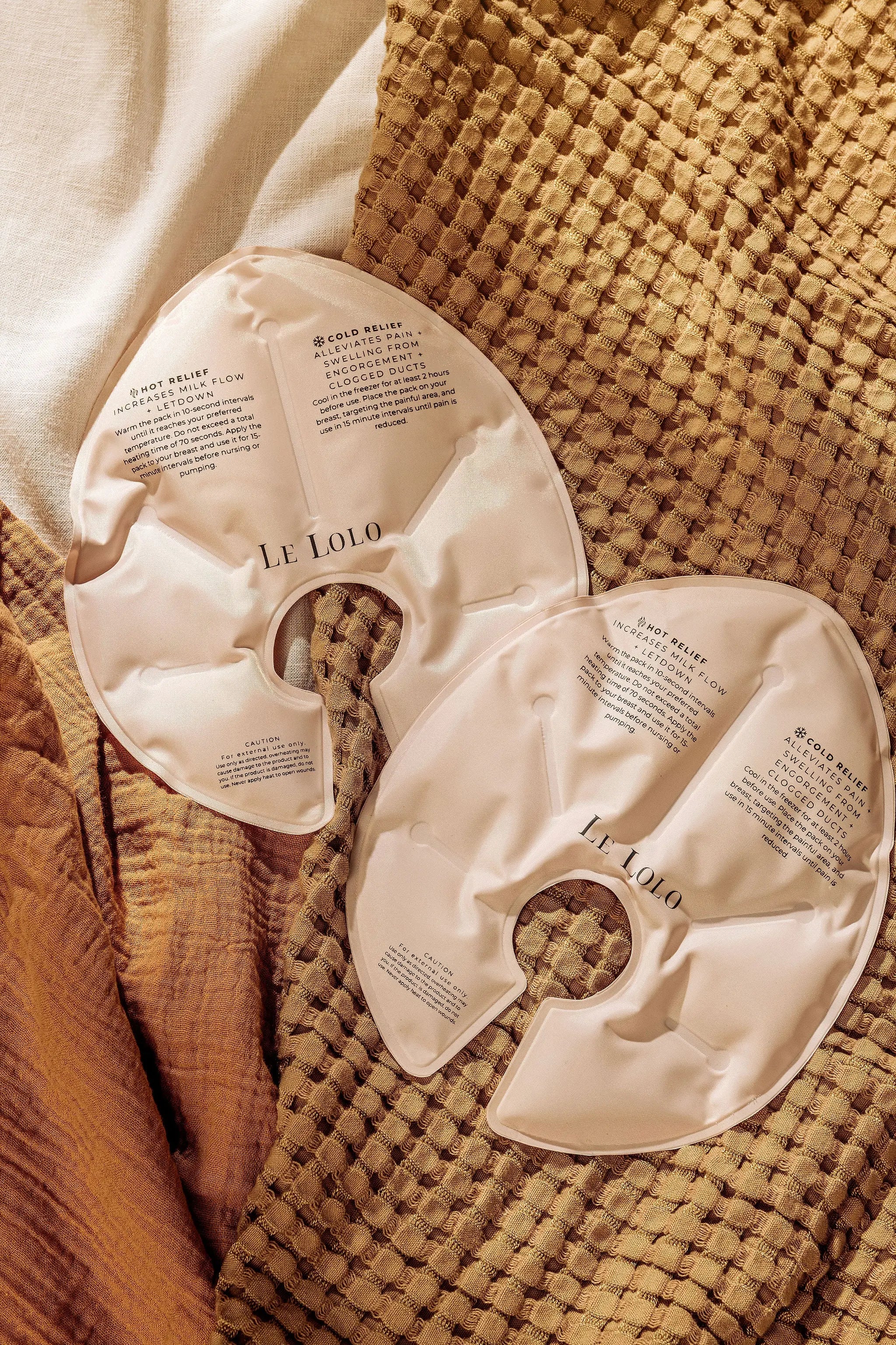 Postpartum therapy packs for clogged ducts and breast pain