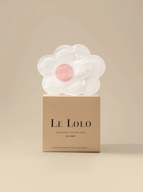 Floral disposable nursing pads for leak protection