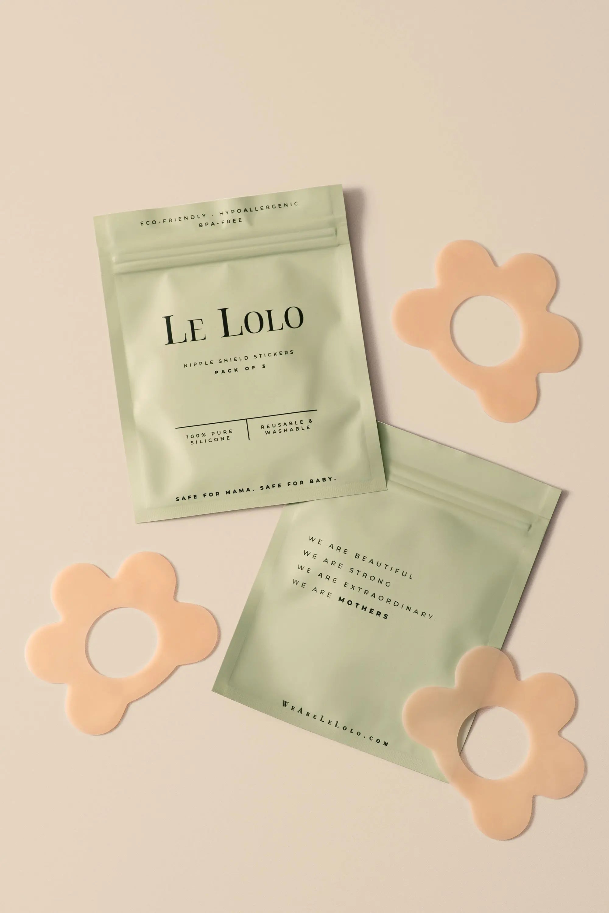 Adhesive nipple shield stickers that keep shields in place