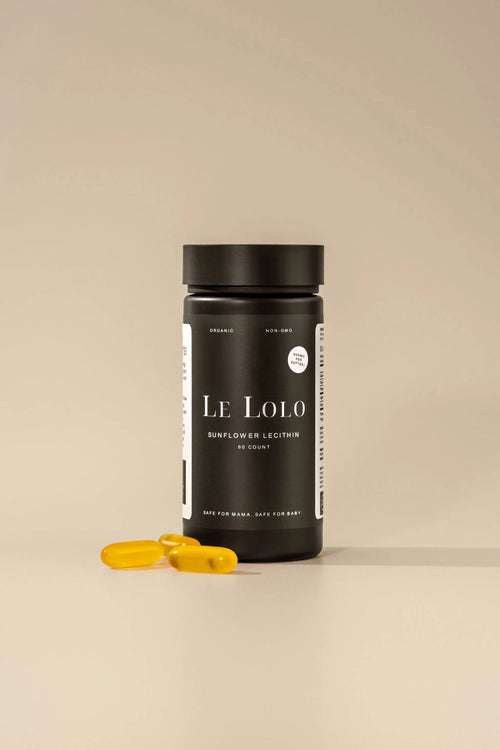 Organic sunflower lecithin supplement for clogged ducts