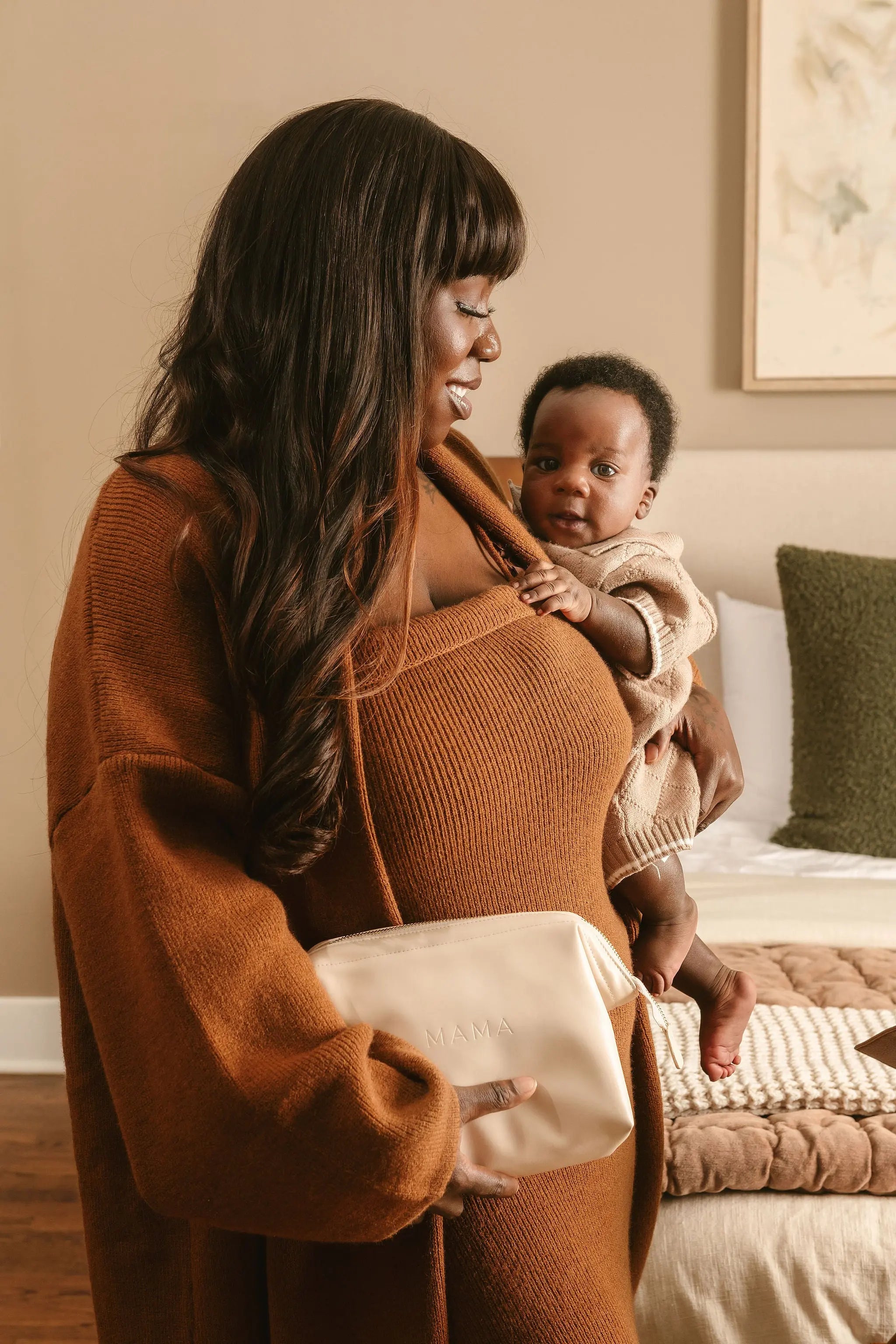 Vegan Leather Mama Carrying Bag Le Lolo