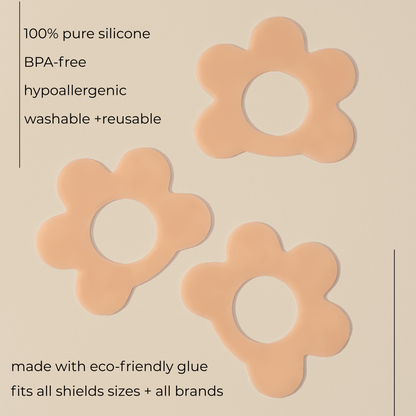 3 Pack of Nipple Shield Stickers