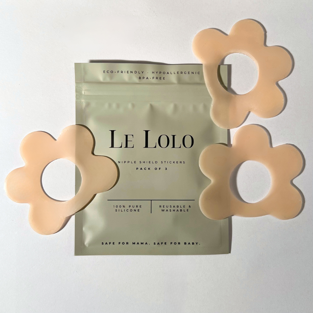 Le Lolo Nipple Shield sticker 3 pack