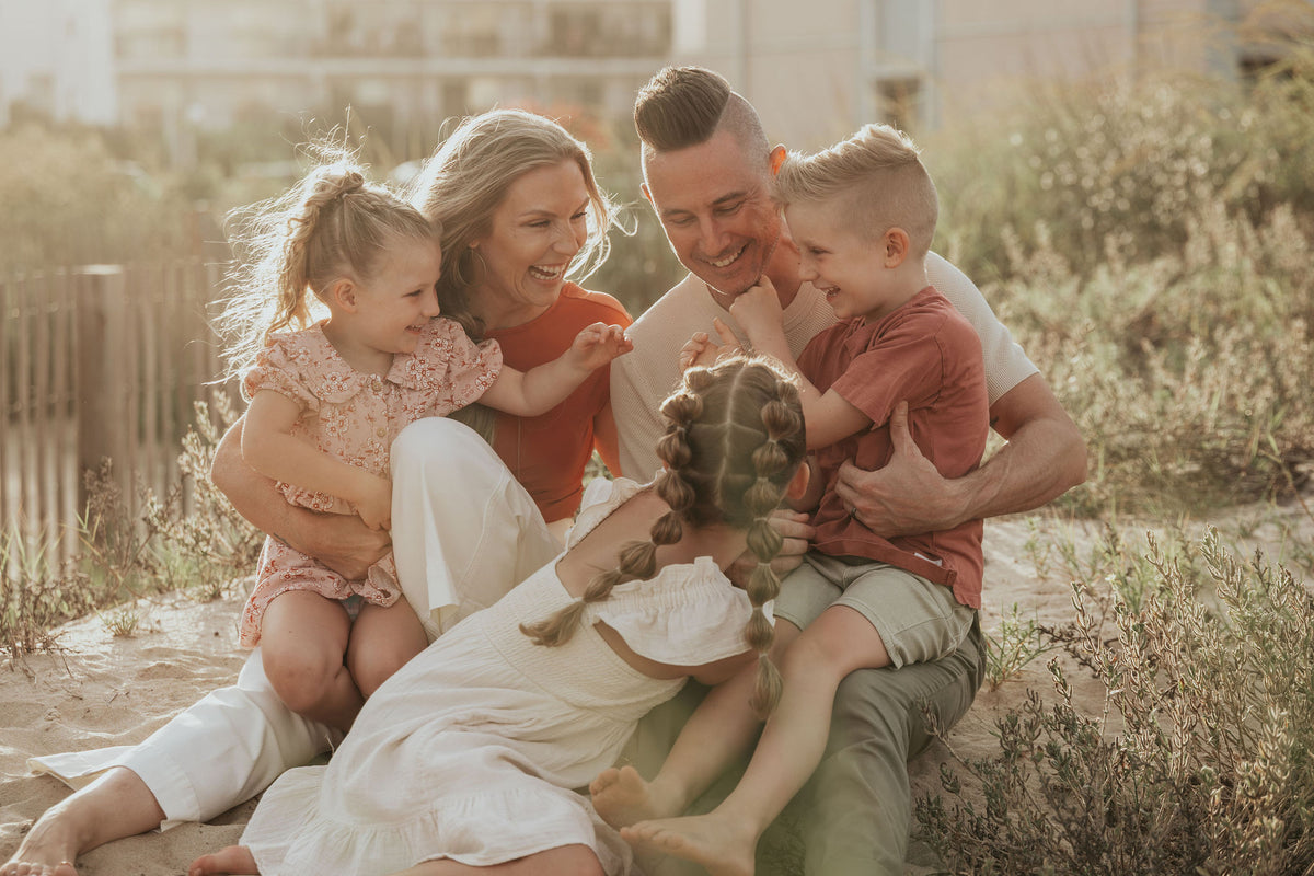 Le Lolo's founder, Courtney Boylan and family